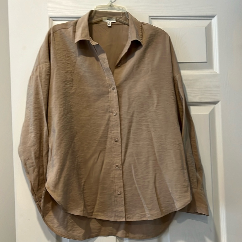 Mavi Tan Button Down